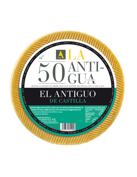 la Antigua Queso Mezcla 50% Oveja 50% Vaca El Antiguo de Castilla la Antigua Queso Mezcla 50% Oveja 50% Vaca El Antiguo de Castilla