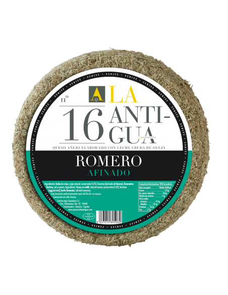 La Antigua Queso de Oveja Añejo con Romero La Antigua Queso de Oveja Añejo con Romero