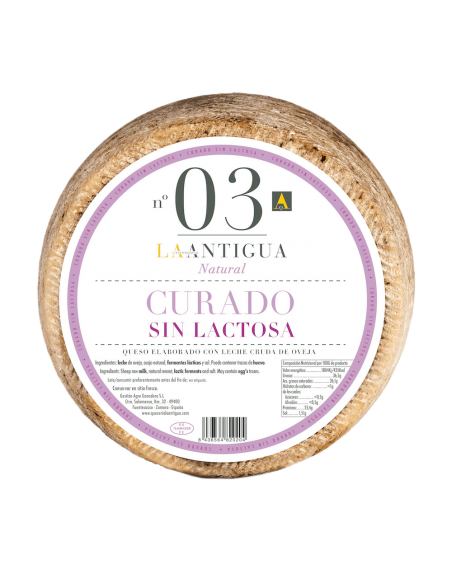 La Antigua Queso de Oveja La Antigua Curado Sin Lactosa La Antigua Queso de Oveja La Antigua Curado Sin Lactosa