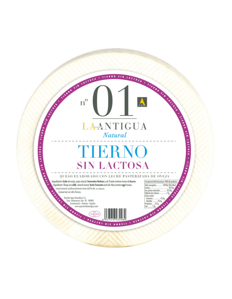 La Antigua Queso de Oveja  Tierno Sin Lactosa