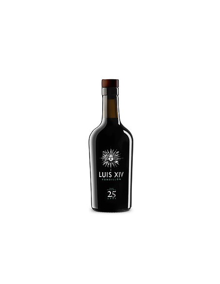 Caja 2 botellas 50 cl Fondillón Luis XIV, edad superior a 25 años.