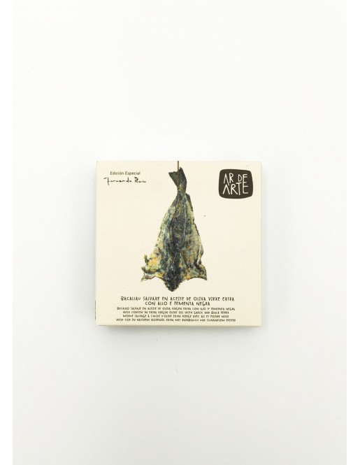 Bacalao en aceite de oliva virgen extra con ajo y pimienta negra