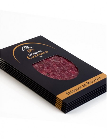 La Hoja del Carrasco Salchichón Extra Ibérico de Bellota Campaña Loncheado