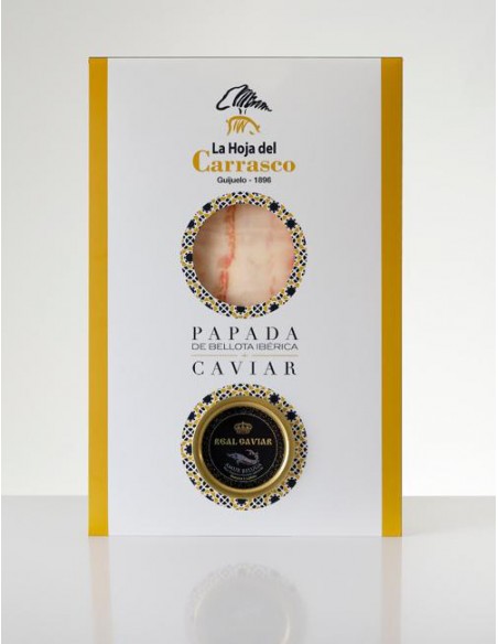 La Hoja del Carrasco Papada Ibérica de Bellota + Real Caviar Amur Beluga La Hoja del Carrasco Papada Ibérica de Bellota + Real Caviar Amur Beluga