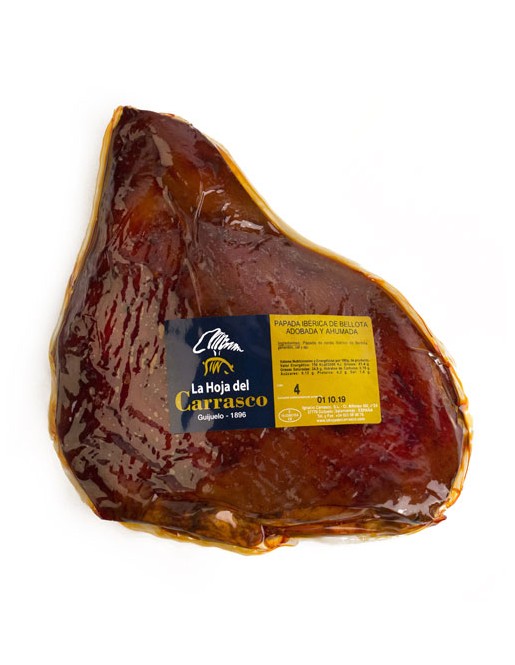 La Hoja del Carrasco Papada Ibérica de Bellota Adobada y Ahumada