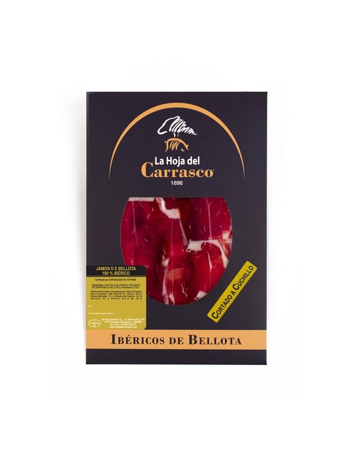 La Hoja del Carrasco PACK CORTADO A CUCHILLO – Jamón de Bellota 100% Ibérico