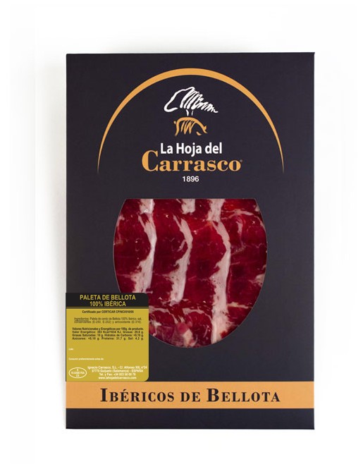 La Hoja del Carrasco LONCHEADO – Paleta de Bellota 100% Ibérica