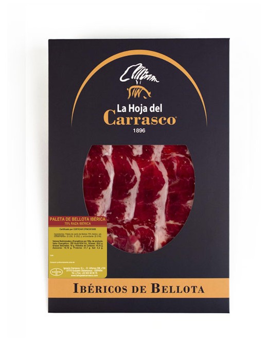 La Hoja del Carrasco PACK LONCHEADO – Paleta de Bellota Ibérica 75% Raza Ibérica