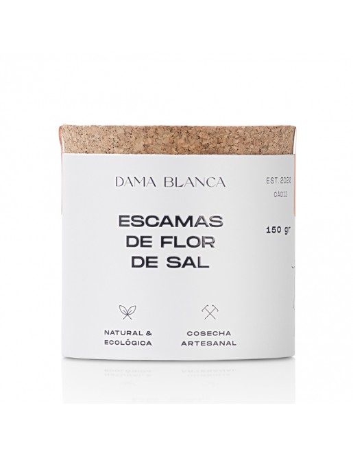 Dama Blanca Escamas de flor de sal 150 gr